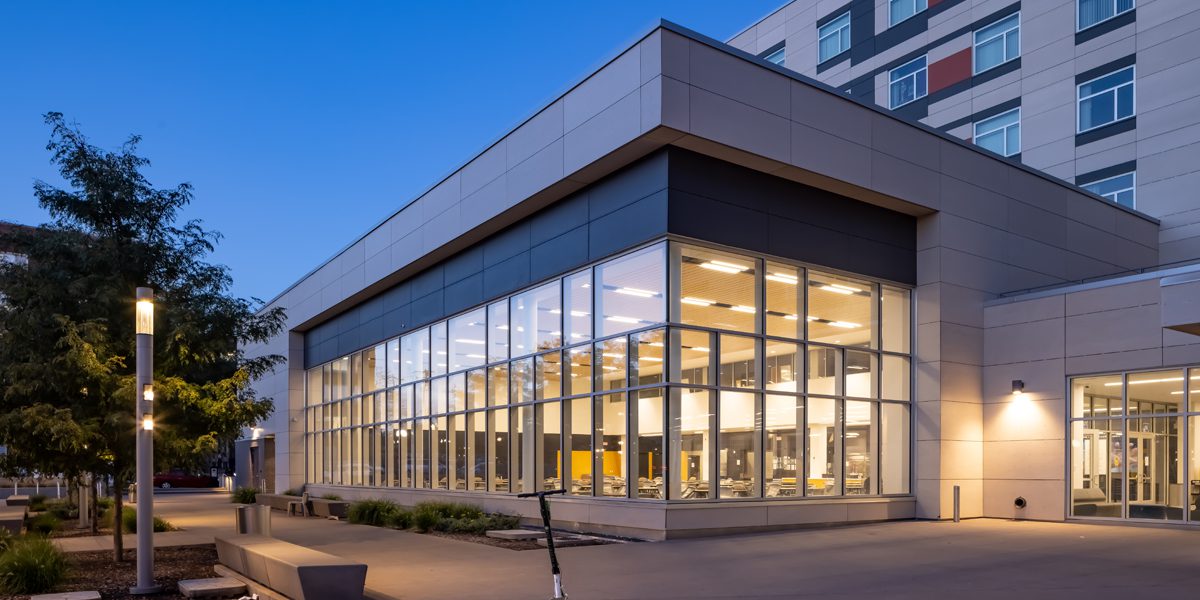 Exterior view of Dorothy Day Cafeteria