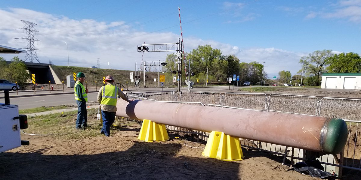 Pressure Testing Natural Gas Pipeline