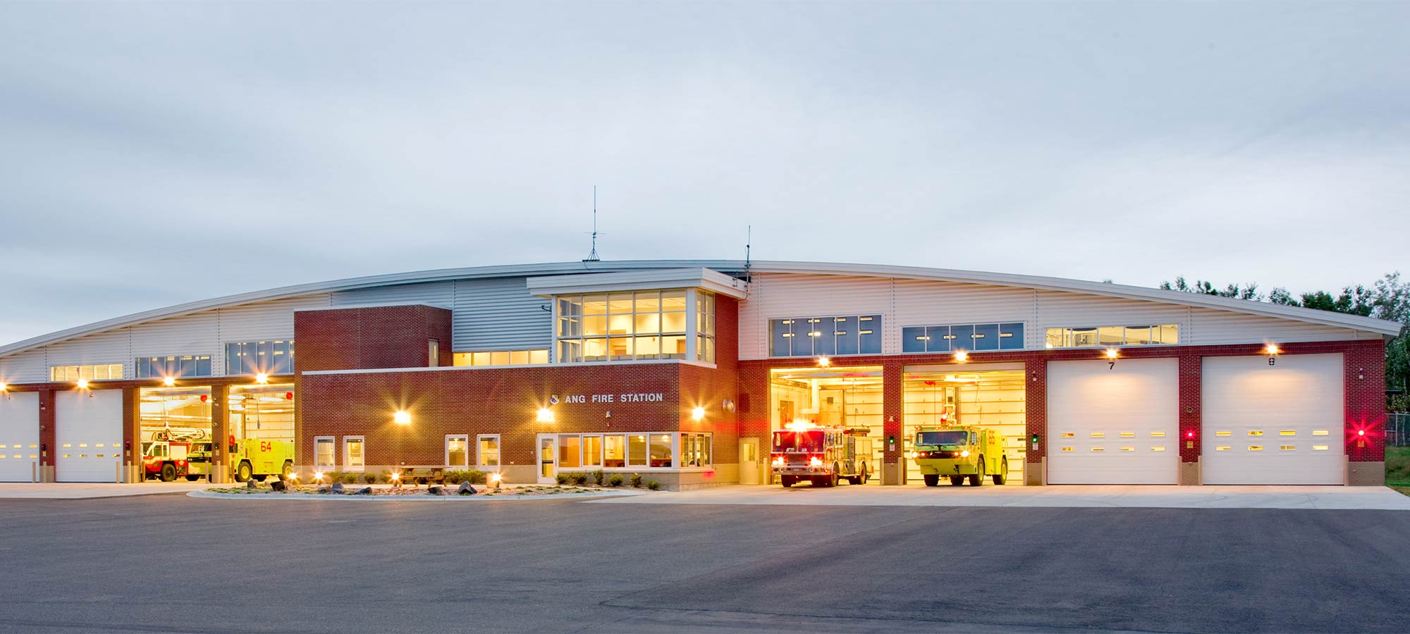 Fire station exterior