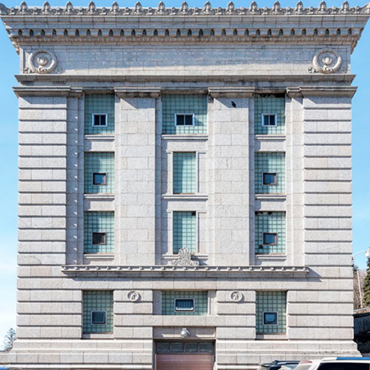 Facade of old building