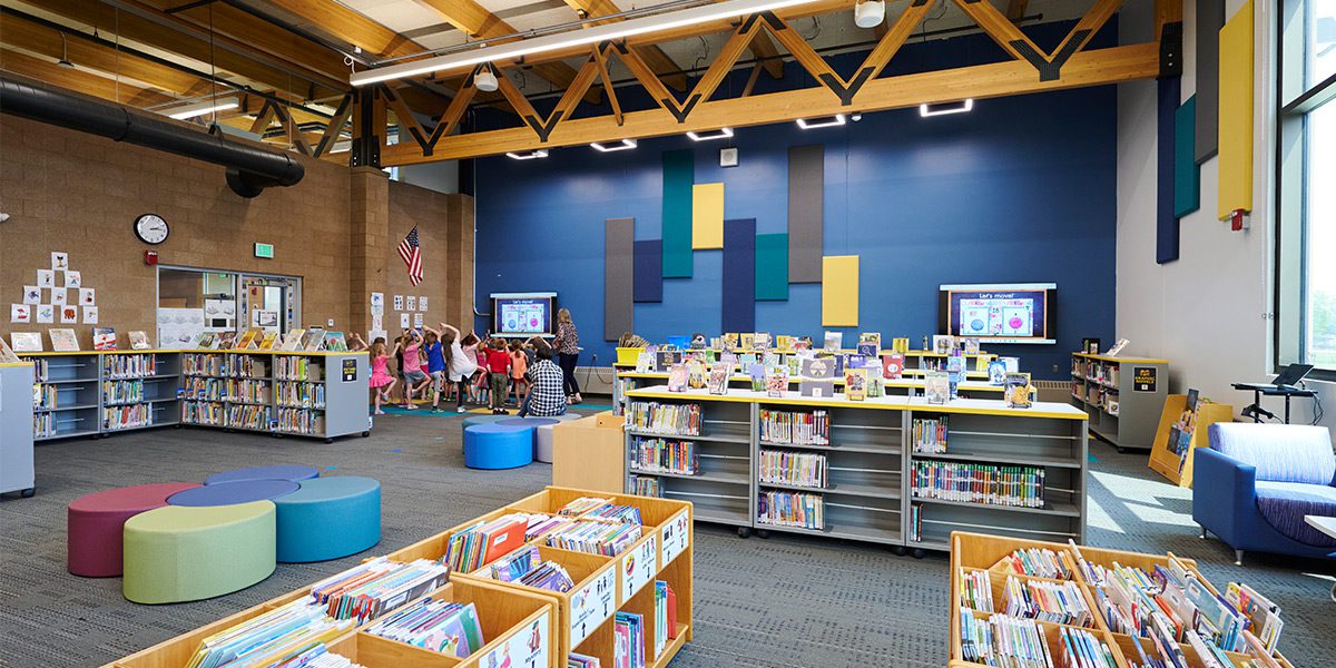 Student media center in school