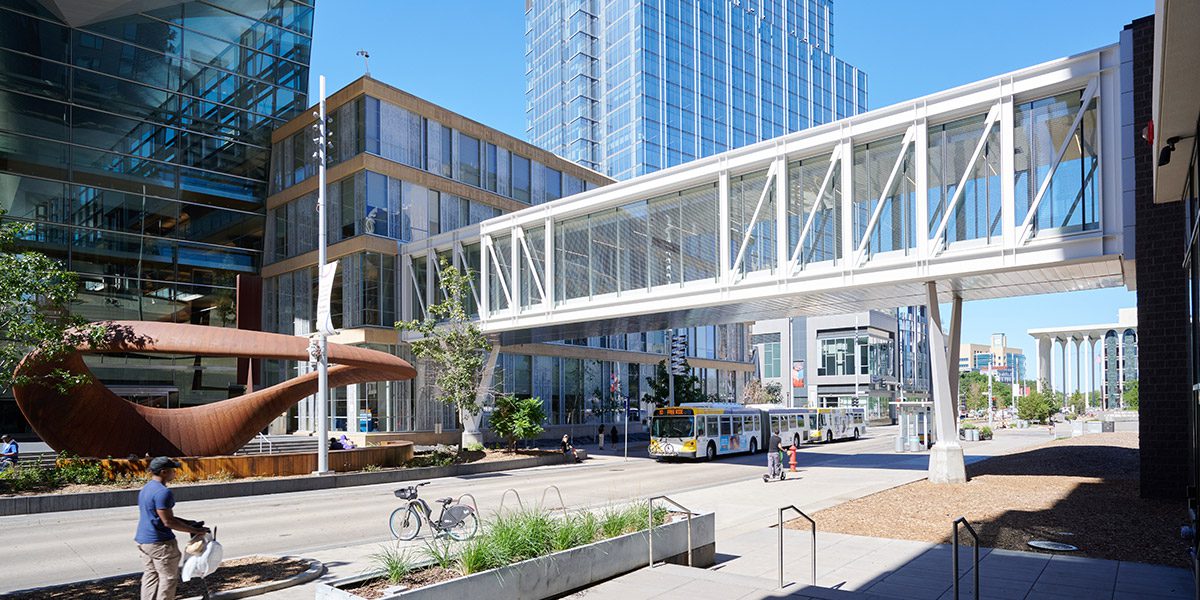 exterior look at skywalk