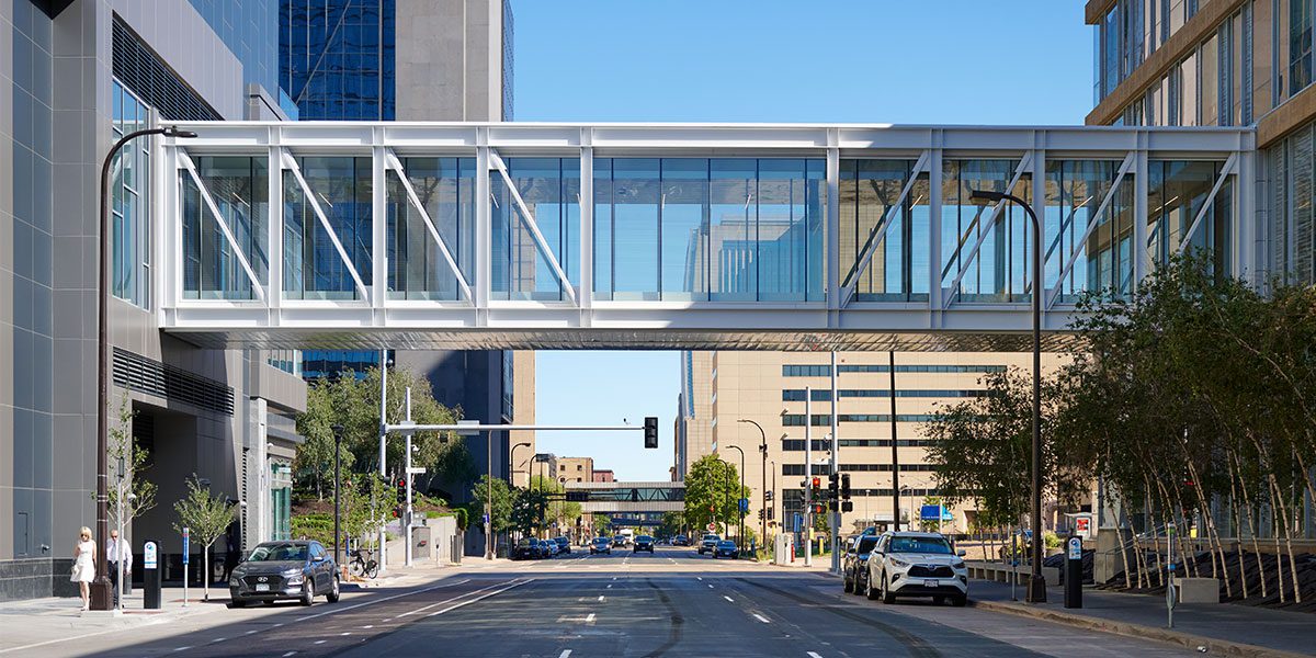 Skywalk in the daytime