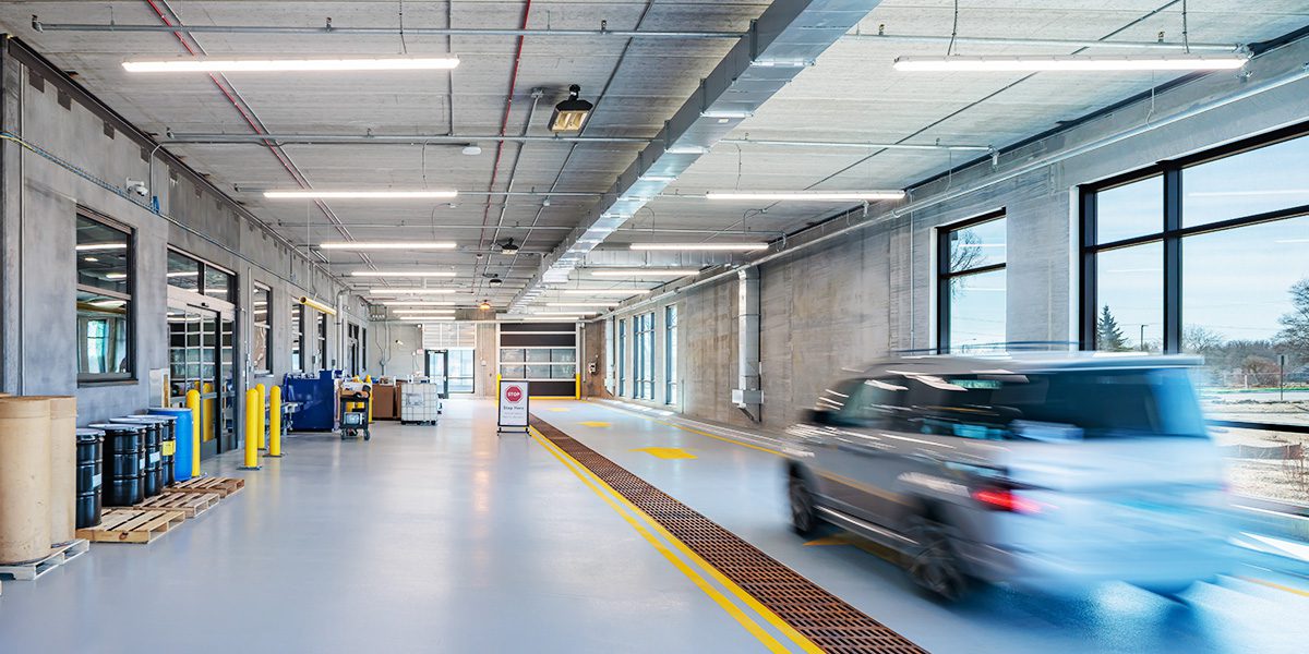 car in port