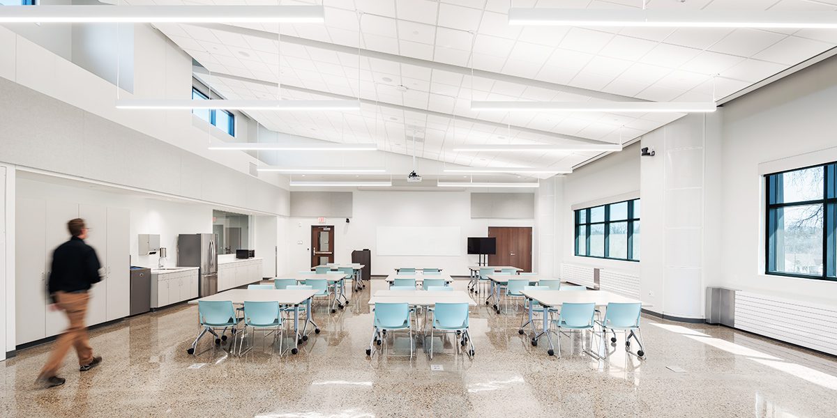 empty classroom area