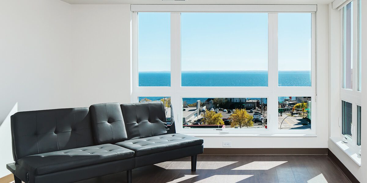 Lake view out window