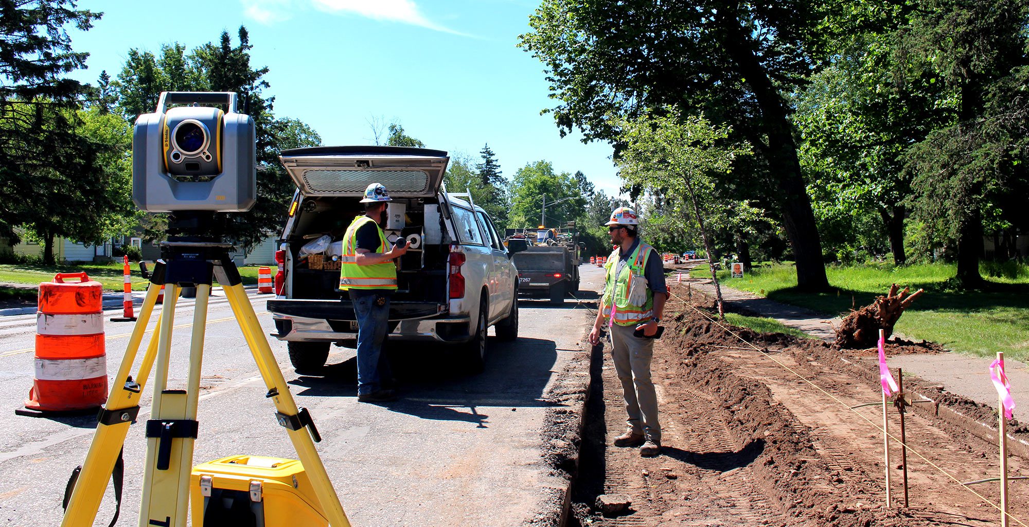 people doing survey work