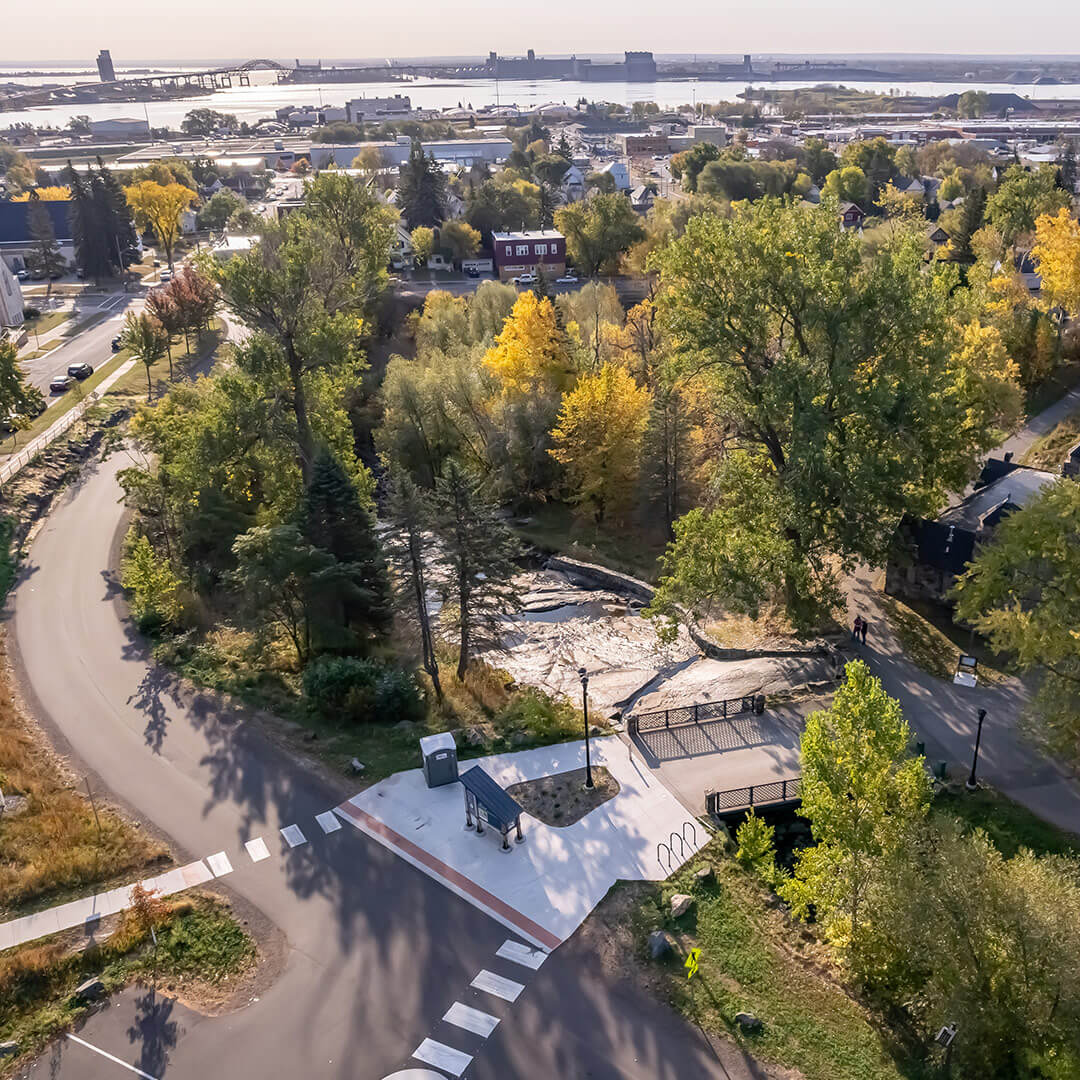 park aerial view